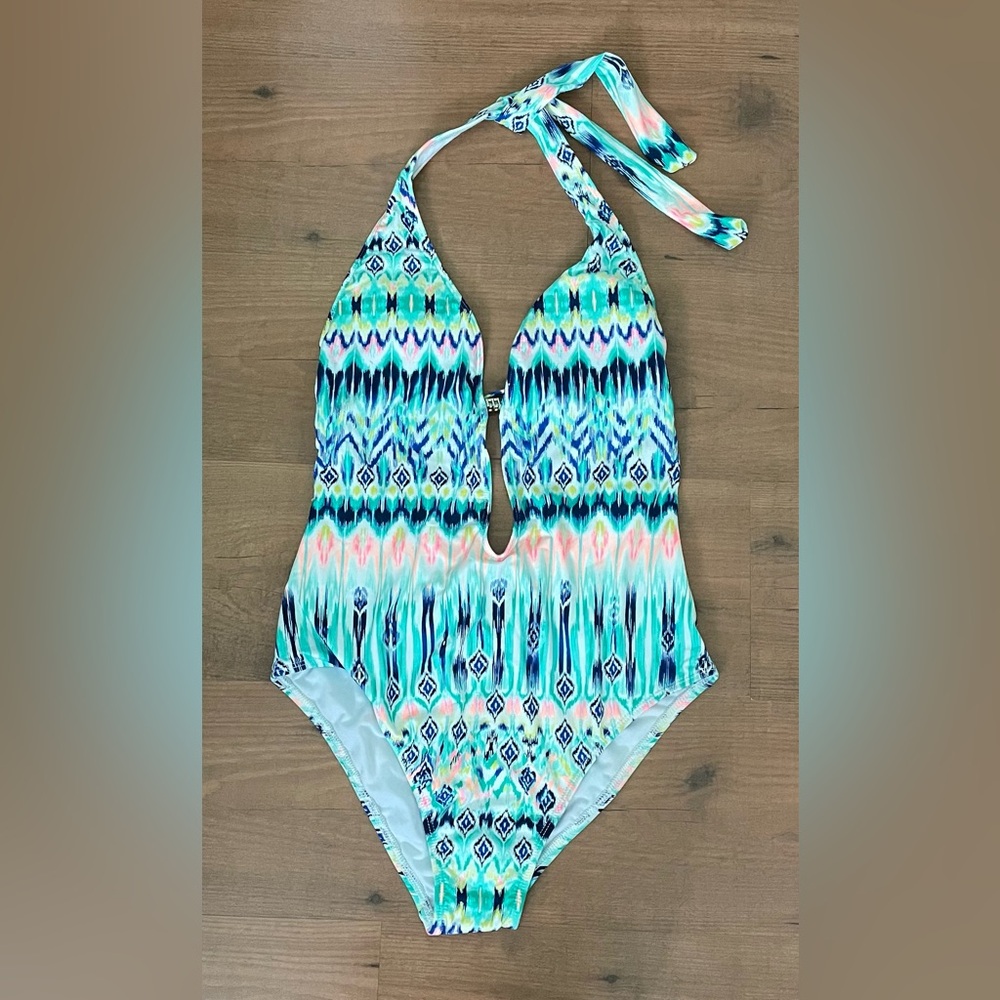 New Bar III One Piece Swimsuit Multicolor Size: M